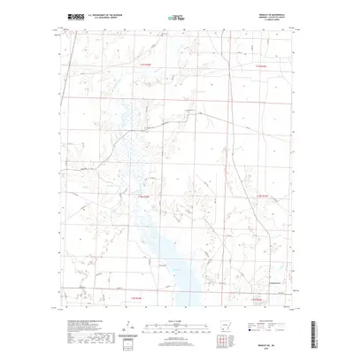2020 Map of Bradley NE, 2020 Print