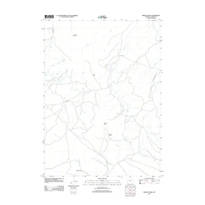 2012 Map of Bradley Peak, 2012 Print