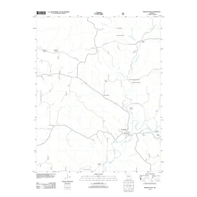 2012 Map of Bradleyville, 2012 Print