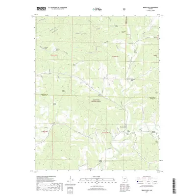 2017 Map of Bradleyville, 2017 Print