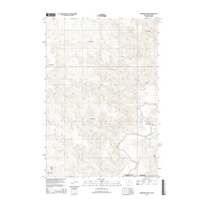 2014 Map of Bradshaw Creek, 2014 Print