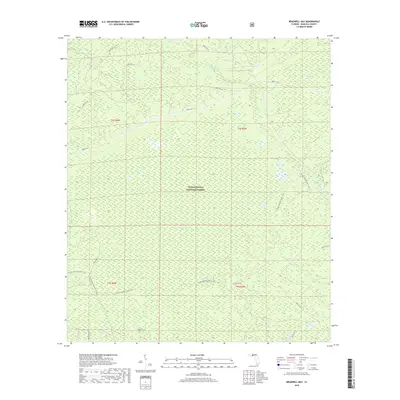 2018 Map of Bradwell Bay, 2018 Print
