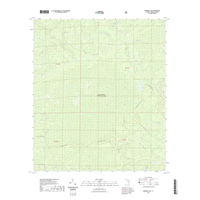 2021 Map of Bradwell Bay, 2021 Print