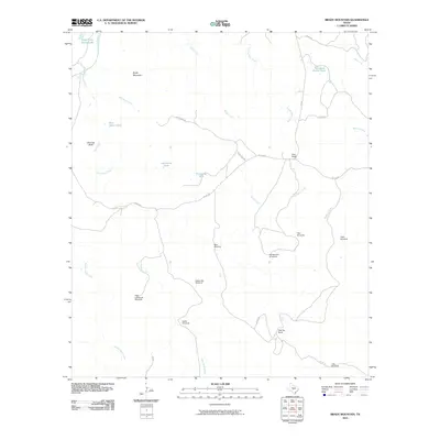 2010 Map of Brady Mountain, 2010 Print