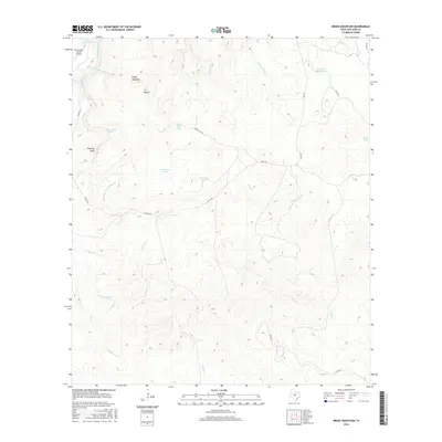 2016 Map of Brady Mountain, 2016 Print