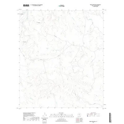 2019 Map of Brady Mountain, 2019 Print