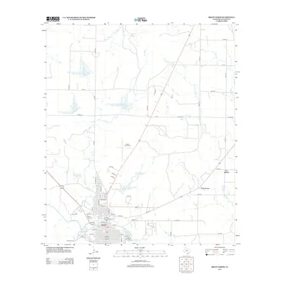 2013 Map of Brady North, 2013 Print