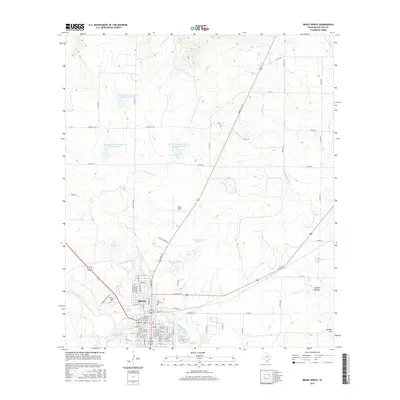 2016 Map of Brady North, 2016 Print