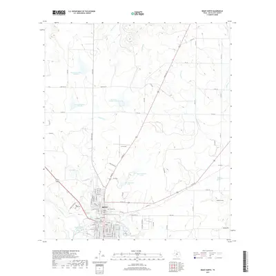 2019 Map of Brady North, 2019 Print