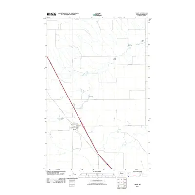 2011 Map of Brady, 2011 Print