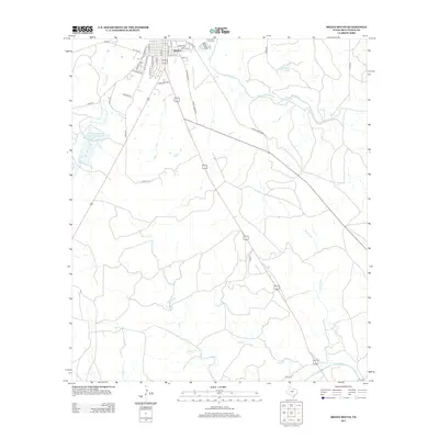 2013 Map of Brady South, 2013 Print