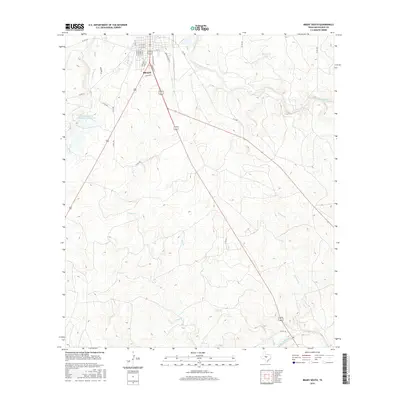 2016 Map of Brady South, 2016 Print