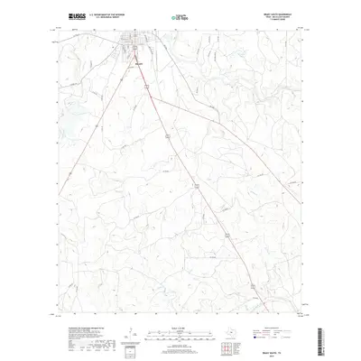 2019 Map of Brady South, 2019 Print