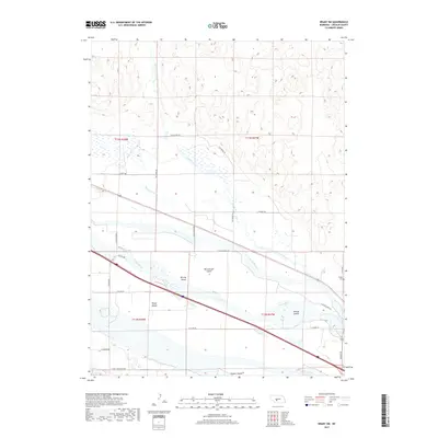 2017 Map of Brady SW, 2017 Print