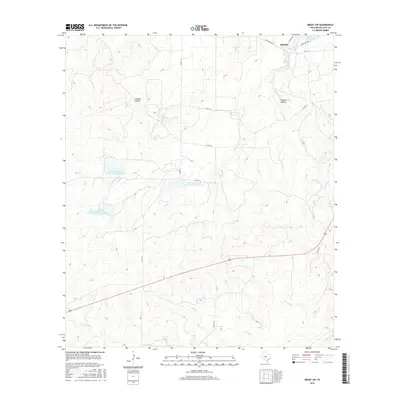 2016 Map of Brady SW, 2016 Print