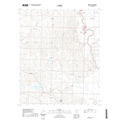 2020 Map of Bragg City, 2020 Print