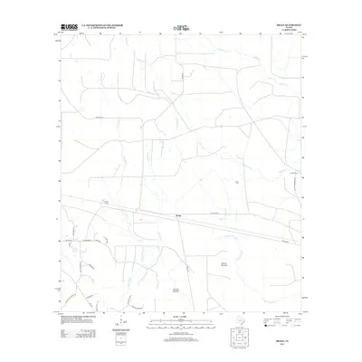 2013 Map of Bragg, 2013 Print