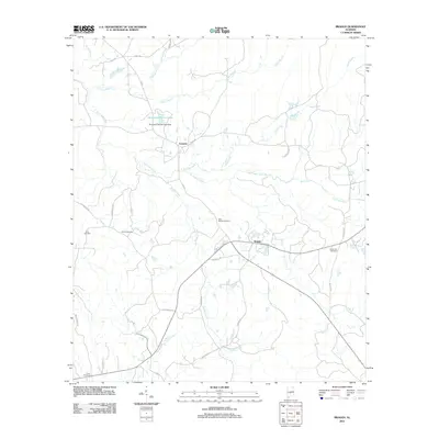 2011 Map of Braggs, 2011 Print