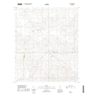 2018 Map of Braggs, 2018 Print