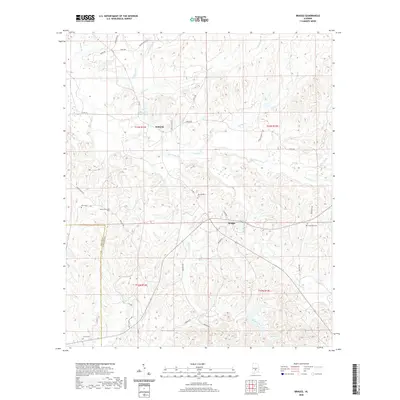 2020 Map of Braggs, 2020 Print
