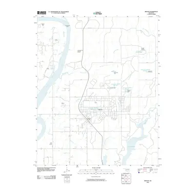 2010 Map of Braggs, 2010 Print