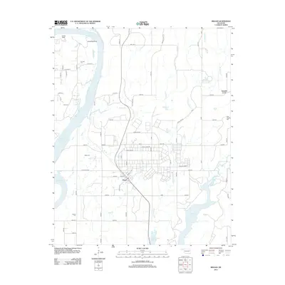 2012 Map of Braggs, 2012 Print