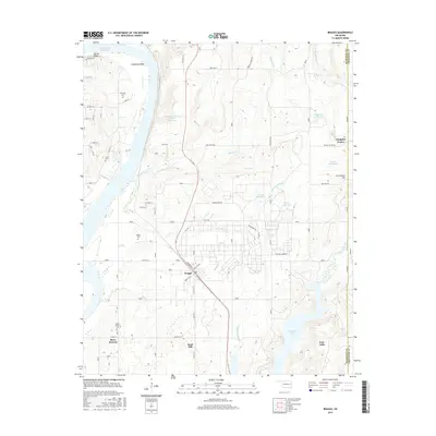 2016 Map of Braggs, 2016 Print