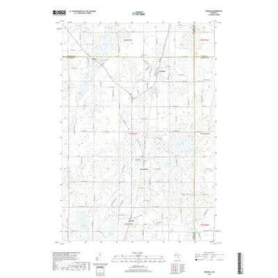 2019 Map of Braham, 2019 Print