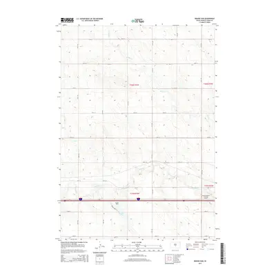 2015 Map of Brakke Dam, 2015 Print