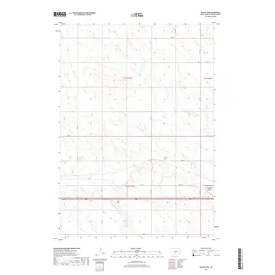 2017 Map of Brakke Dam, 2017 Print