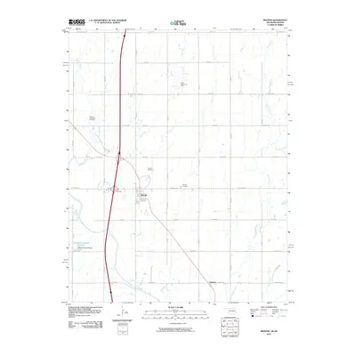 2010 Map of Braman, 2010 Print