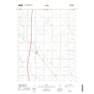2018 Map of Braman, 2018 Print