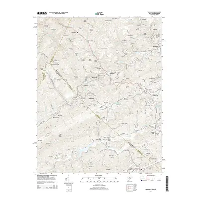2014 Map of Bramwell, 2014 Print