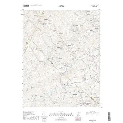 2019 Map of Bramwell, 2019 Print