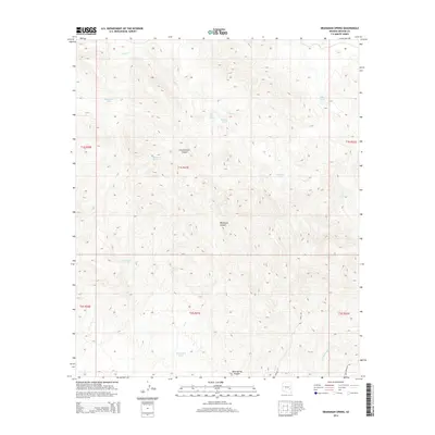 2014 Map of Branaman Spring, 2014 Print