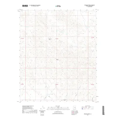 2018 Map of Branaman Spring, 2018 Print