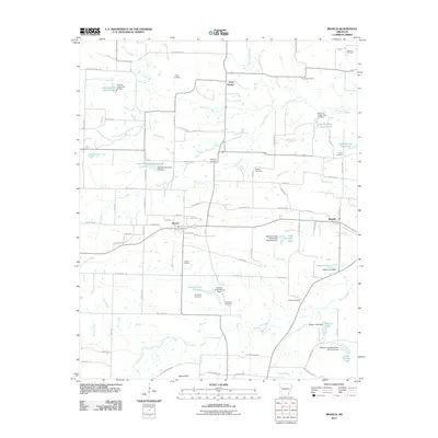 2011 Map of Branch, 2011 Print