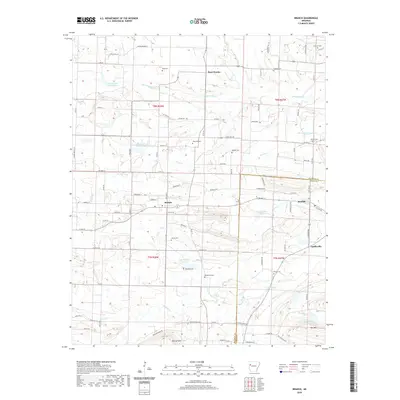 2020 Map of Branch, 2020 Print