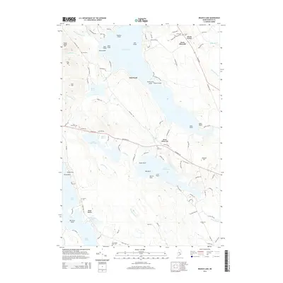 2014 Map of Branch Lake, 2014 Print