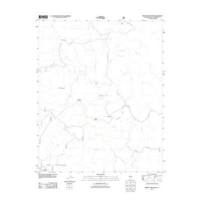 2012 Map of Branch Mountain, 2012 Print