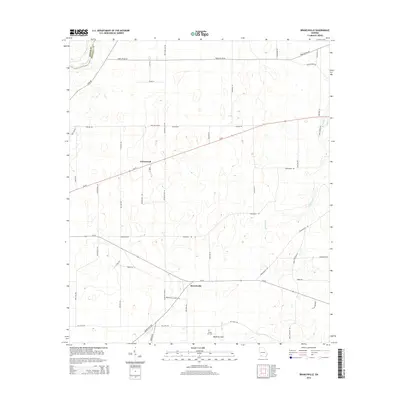 2014 Map of Branchville, 2014 Print