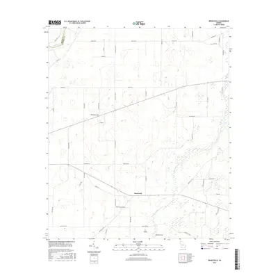 2017 Map of Branchville, 2017 Print