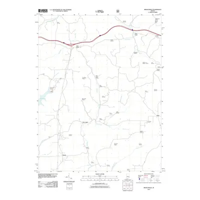 2010 Map of Branchville, 2010 Print
