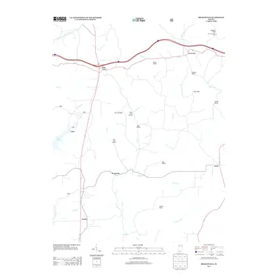 2013 Map of Branchville, 2013 Print