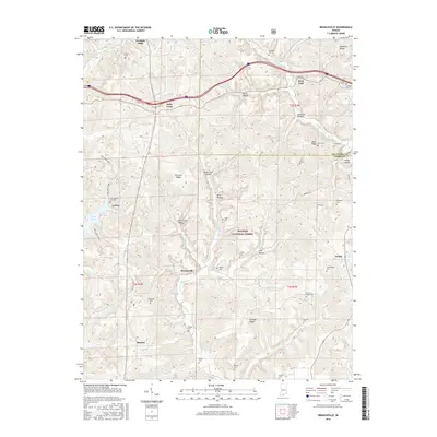 2016 Map of Branchville, 2016 Print