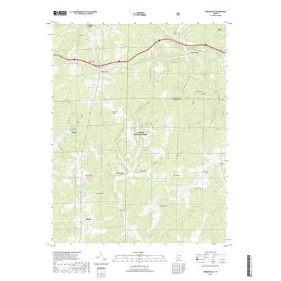 2019 Map of Branchville, 2019 Print