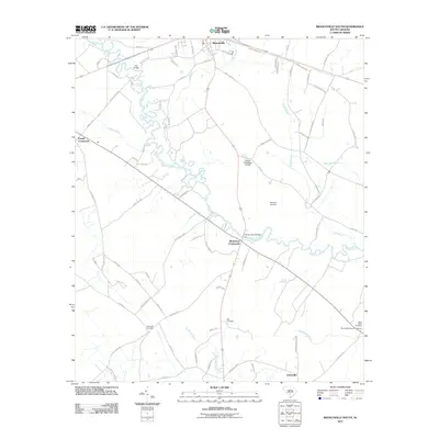 2011 Map of Branchville South, 2011 Print