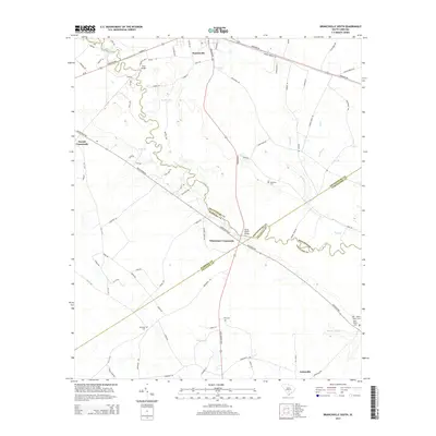 2014 Map of Branchville South, 2014 Print