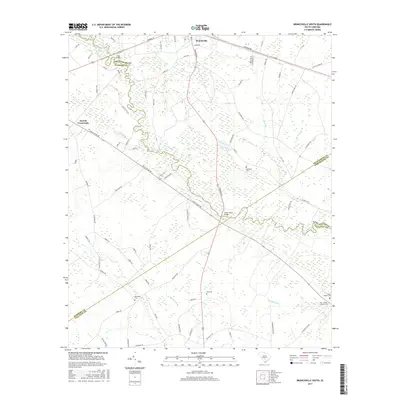 2017 Map of Branchville South, 2017 Print