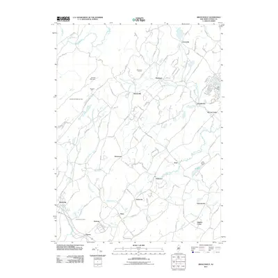 2011 Map of Branchville, 2011 Print